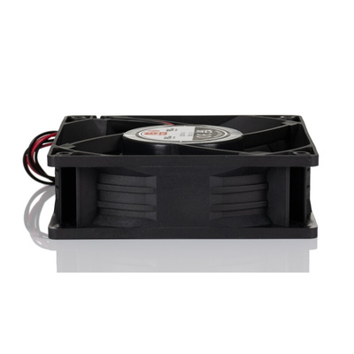 RS PRO Axial Fan, 24 V dc, DC Operation, 121.1cfm, 10.08W, 350mA Max, 119 x 119 x 25mm