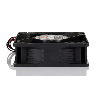RS PRO Axial Fan, 24 V dc, DC Operation, 241cfm, 41.76W, 1.45A Max, 119 x 119 x 25mm