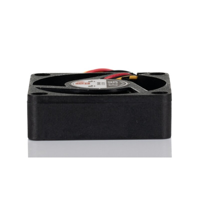 RS PRO Axial Fan, 12 V dc, DC Operation, 6.3cfm, 1.008W, 70mA Max, 35 x 35 x 10mm