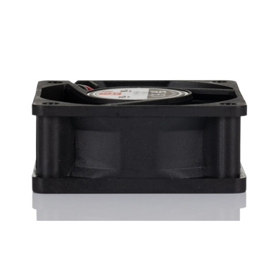 RS PRO Axial Fan, 12 V dc, DC Operation, 35.8cfm, 5.76W, 400mA Max, 60 x 60 x 25mm