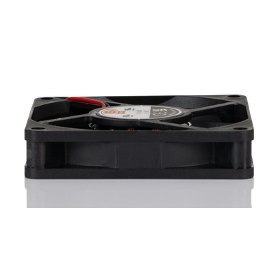 RS PRO Axial Fan, 12 V dc, DC Operation, 33.4cfm, 3.6W, 250mA Max, 70 x 70 x 15mm