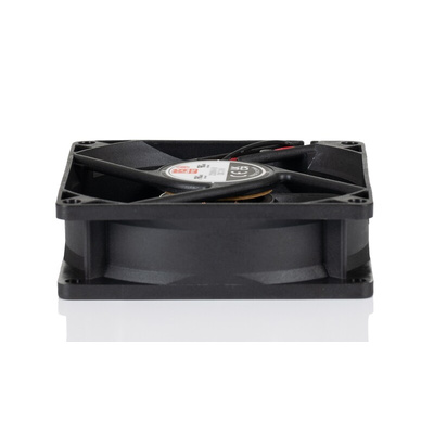 RS PRO Axial Fan, 24 V dc, DC Operation, 21.7cfm, 4.608W, 200mA Max, 80 x 80 x 25mm