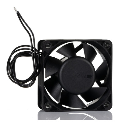 RS PRO Axial Fan, 230 V ac, AC Operation, 28.2cfm, 4.2W, 20mA Max, 60 x 60 x 25mm