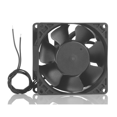 RS PRO Axial Fan, 230 V ac, AC Operation, 65.6cfm, 12W, 80 x 80 x 38mm