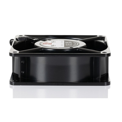 RS PRO Axial Fan, 230 V ac, AC Operation, 85cfm, 10.8W, 39mA Max, 119 x 119 x 38mm