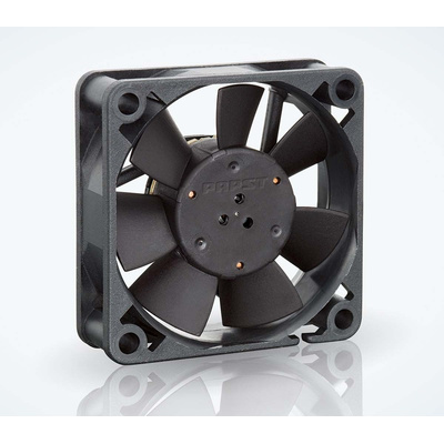 ebm-papst 500 F Series Axial Fan, 24 V dc, DC Operation, 20m³/h, 900mW, 38mA Max, IP20, 50 x 50 x 15mm