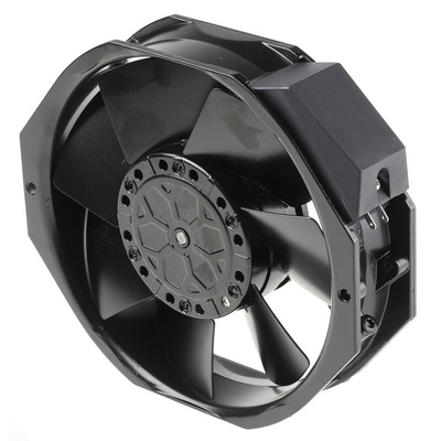 ebm-papst W2E142 Series Axial Fan, 230 V ac, AC Operation, 330m³/h, 25W, 120mA Max, 172 x 150 x 38mm