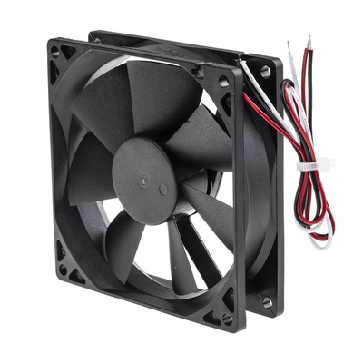 ARX CeraDyna Series Axial Fan, 12 V dc, DC Operation, 108.2m³/h, 4.32W, 360mA Max, 92 x 92 x 25mm