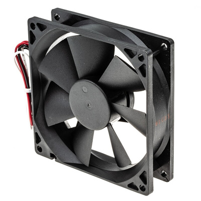 ARX CeraDyna Series Axial Fan, 24 V dc, DC Operation, 108.2m³/h, 4.32W, 180mA Max, 92 x 92 x 25mm