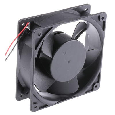 RS PRO Axial Fan, 12 V dc, DC Operation, 124m³/h, 3W, 240mA Max, 120 x 120 x 38mm