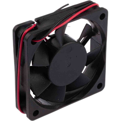 RS PRO Axial Fan, 24 V dc, DC Operation, 23.8m³/h, 1.7W, 40mA Max, 60 x 60 x 15mm