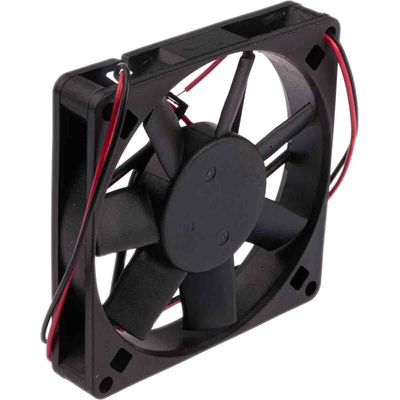 RS PRO Axial Fan, 24 V dc, DC Operation, 39.1m³/h, 3.6W, 80mA Max, 80 x 80 x 15mm