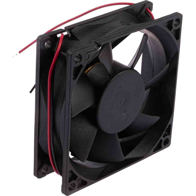 RS PRO Axial Fan, 24 V dc, DC Operation, 26cfm, 960mW, 50mA Max, 80 x 80 x 25mm