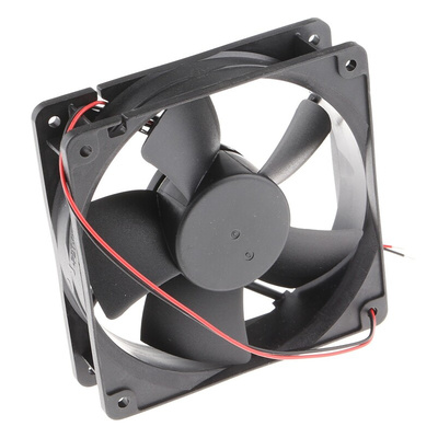 RS PRO Axial Fan, 12 V dc, DC Operation, 181.8m³/h, 3.4W, 500mA Max, 120 x 120 x 32mm