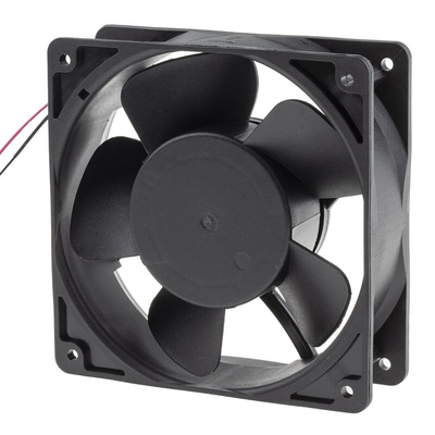 RS PRO Axial Fan, 12 V dc, DC Operation, 178.4m³/h, 6W, 500mA Max, 120 x 120 x 38mm