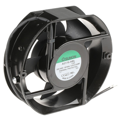 Sunon A2175 Series Axial Fan, 230 V ac, AC Operation, 306m³/h, 36W, 240mA Max, 172 x 150 x 51mm