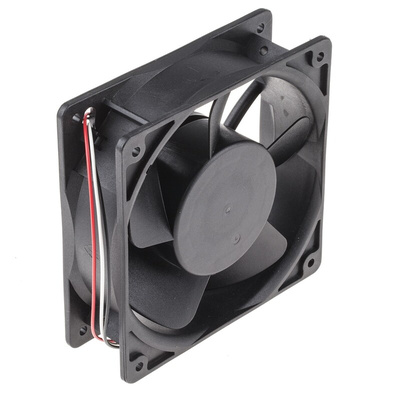 RS PRO Axial Fan, 12 V dc, DC Operation, 178.4m³/h, 6W, 500mA Max, 120 x 120 x 38mm