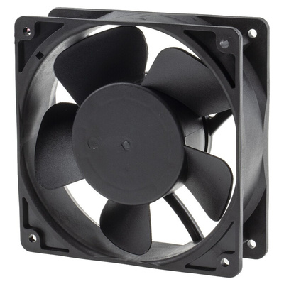 RS PRO Axial Fan, 24 V dc, DC Operation, 178.4m³/h, 7W, 320mA Max, 120 x 120 x 38mm