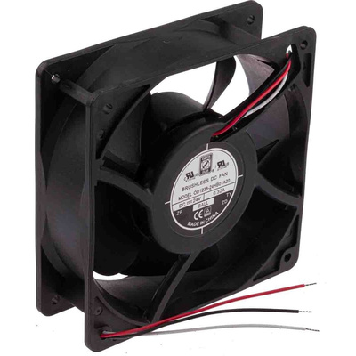 RS PRO Axial Fan, 24 V dc, DC Operation, 178.4m³/h, 7W, 320mA Max, 120 x 120 x 38mm