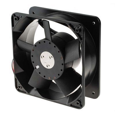 RS PRO Axial Fan, 24 V dc, DC Operation, 798.5m³/h, 24W, 2.1A Max, 180 x 180 x 65mm