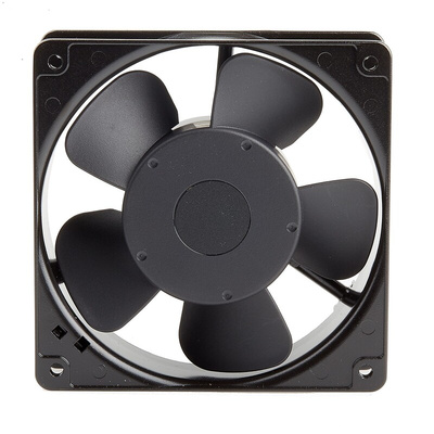 RS PRO Axial Fan, 230 V ac, AC Operation, 186.9m³/h, 15W, 90mA Max, 120 x 120 x 38mm