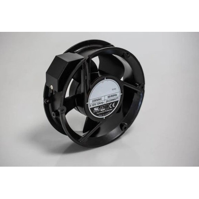 RS PRO Axial Fan, 230 V ac, AC Operation, 399.3m³/h, 35W, 120mA Max, 172 x 51mm