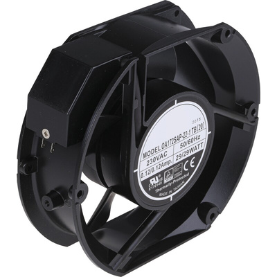 RS PRO Axial Fan, 230 V ac, AC Operation, 399.3m³/h, 35W, 150mA Max, 172 x 150mm