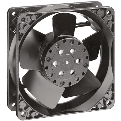ebm-papst 4000 N Series Axial Fan, 24 V ac, AC Operation, 148m³/h, 19W, 950mA Max, 119 x 119 x 38mm