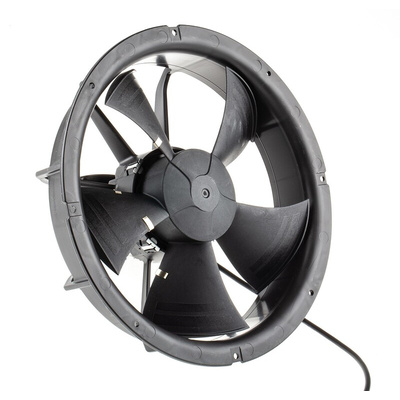 ebm-papst W1G230 Series Axial Fan, 230 V ac, AC Operation, 1000m³/h, 26W, 260mA Max, 230 x 78.5mm