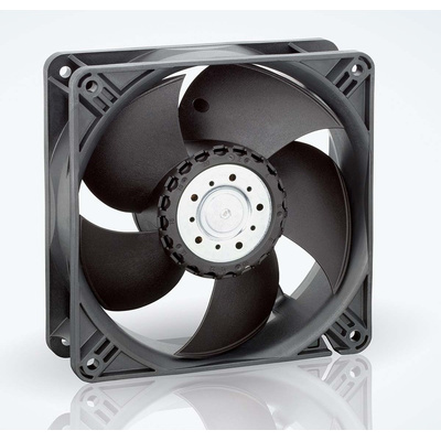 ebm-papst 4400 Series Axial Fan, 24 V dc, DC Operation, 184m³/h, 4.1W, IP20, 119 x 119 x 38mm