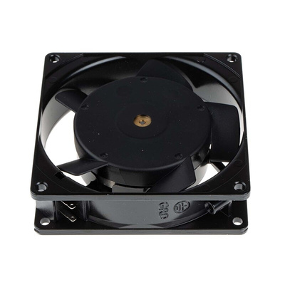RS PRO Axial Fan, 230 V ac, AC Operation, 27cfm, 10W, 92 x 92 x 26mm