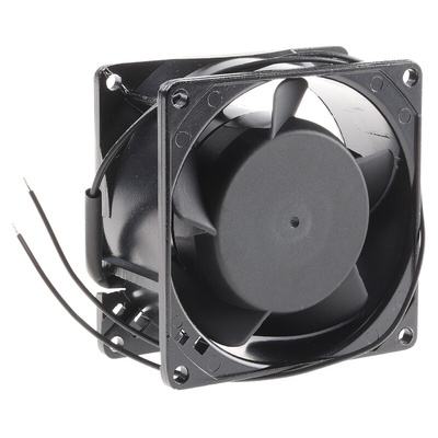 RS PRO Axial Fan, 230 V ac, AC Operation, 25cfm, 12W, 50mA Max, 80 x 80 x 38mm