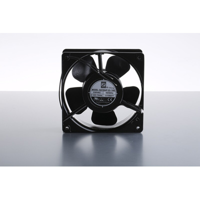 RS PRO Axial Fan, 230 V ac, AC Operation, 186.9m³/h, 15W, 120 x 120 x 38mm