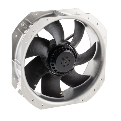 ebm-papst Axial Fan, 230 V ac, AC Operation, 1695m³/h, 125W, 550mA Max, 280 x 80mm