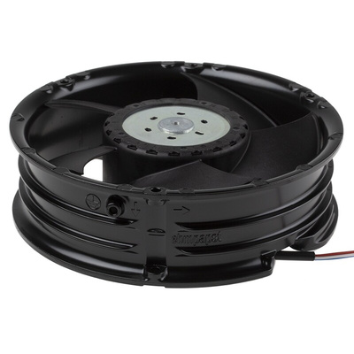 ebm-papst 6300 - S-Force Series Axial Fan, 24 V dc, DC Operation, 545m³/h, 31W, 172 x 51mm