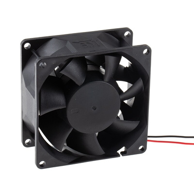 Sunon PMD Series Axial Fan, 24 V dc, DC Operation, 143m³/h, 9.6W, 400mA Max, 80 x 80 x 38mm