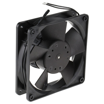 ebm-papst AC 4300 Series Axial Fan, 85 → 265 V ac, AC Operation, 204m³/h, 11W, IP20, 119 x 119 x 32mm