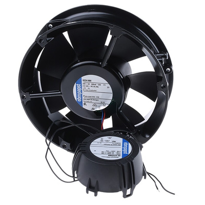 ebm-papst AC 6200 N Series Axial Fan, 85 → 265 V ac, AC Operation, 350m³/h, 14W, 172 x 52mm