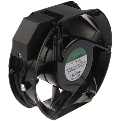 Sunon A2175 Series Axial Fan, 230 V ac, AC Operation, 344.9m³/h, 36W, 240mA Max, 172 x 150 x 51mm