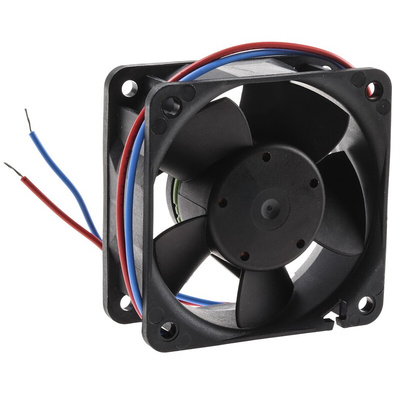 ebm-papst 600 N Series Axial Fan, 12 V dc, DC Operation, 35m³/h, 1.7W, 142mA Max, 60 x 60 x 25mm