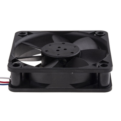 ebm-papst 600 F Series Axial Fan, 12 V dc, DC Operation, 15m³/h, 330mW, IP20, 60 x 60 x 15mm