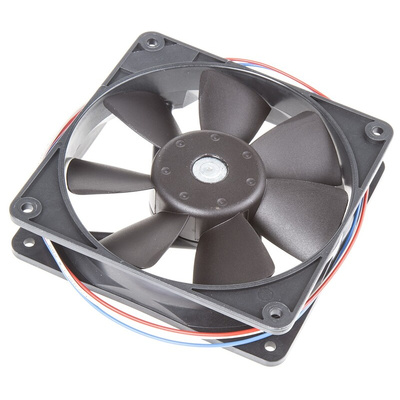 ebm-papst 4400 F Series Axial Fan, 12 V dc, DC Operation, 140m³/h, 3.2W, 119 x 119 x 25mm