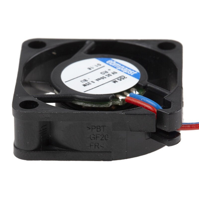 ebm-papst 250 Series Axial Fan, 5 V dc, DC Operation, 2.3m³/h, 200mW, 25 x 25 x 8mm