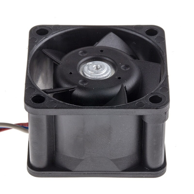ebm-papst 400 Series Axial Fan, 24 V dc, DC Operation, 24m³/h, 3.6W, 40 x 40 x 25mm
