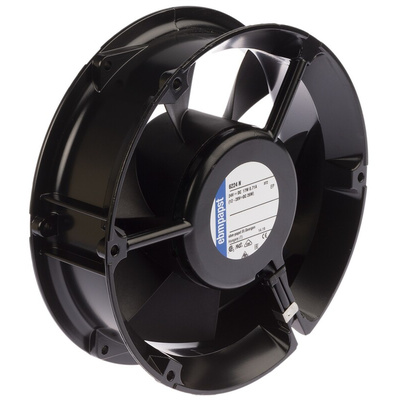 ebm-papst 6200 N Series Axial Fan, 24 V dc, DC Operation, 410m³/h, 17W, IP20, 172 x 51mm