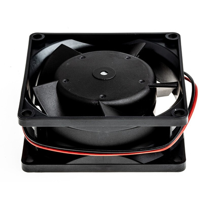 ebm-papst 8300 Series Axial Fan, 24 V dc, DC Operation, 54m³/h, 2.7W, 113mA Max, 80 x 80 x 32mm
