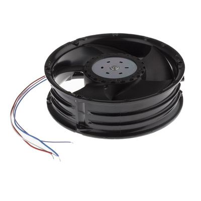 ebm-papst 6300 TD - S-Force Series Axial Fan, 24 V dc, DC Operation, 710m³/h, 67W, 172 x 51mm