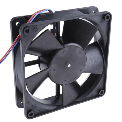 ebm-papst 4300 Series Axial Fan, 24 V dc, DC Operation, 95m³/h, 1.2W, 50mA Max, IP20, 119 x 119 x 32mm