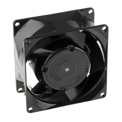 ebm-papst 8000 N Series Axial Fan, 230 V ac, AC Operation, 37m³/h, 12.5W, 54mA Max, 80 x 80 x 38mm