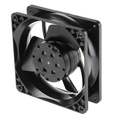 ebm-papst 4000 N Series Axial Fan, 230 V ac, AC Operation, 145m³/h, 16.5W, 717mA Max, 119 x 119 x 38mm